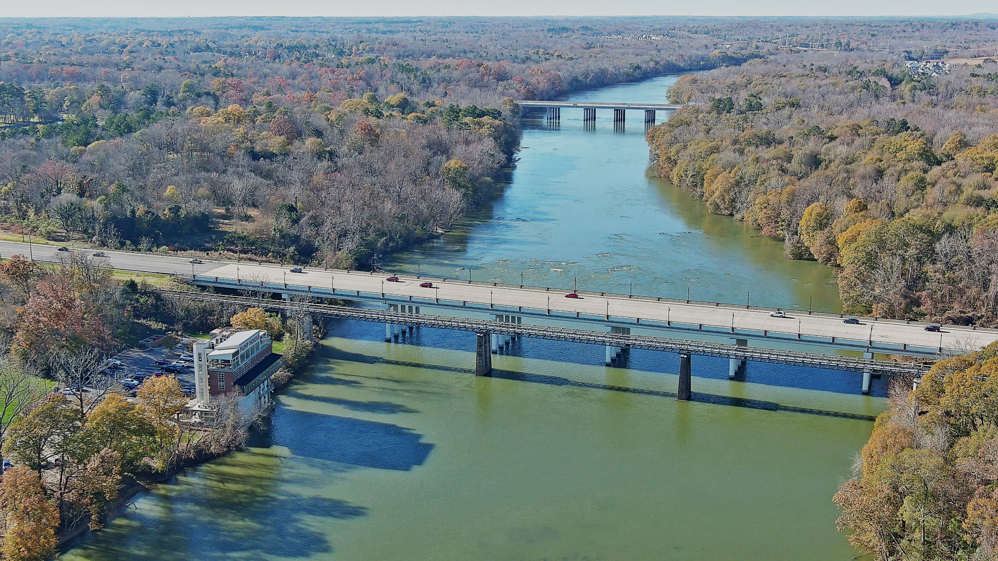 Aerial Picture of the Catawba River